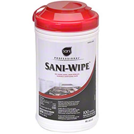 Sani Professional Table Turners No Rinse Sanitizing Wipes SA471602